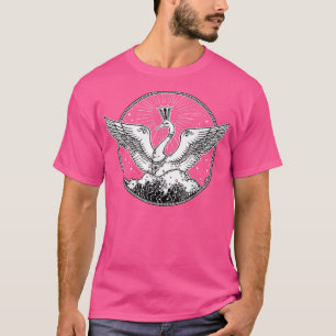 Camiseta Folklore ruso Diseño de arte de la Reina del Cisne