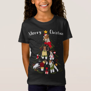 Camiseta Follaje de árbol de Navidad Fox Terrier Lover Xmas