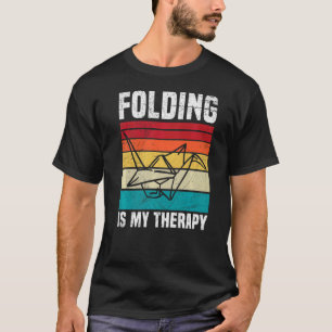 Camiseta Follar es mi terapia Cita para una grúa de papel