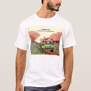 Camiseta Folleto de las ventas de Citroen 2CV
