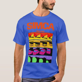 Camiseta Folleto de SIMCA 1000 TShirt 1