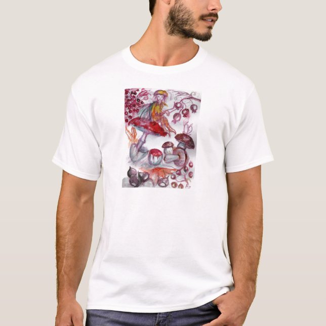 Camiseta FOLLETO MÁGICO DE HABITACIONES Fantasía floral bla (Anverso)