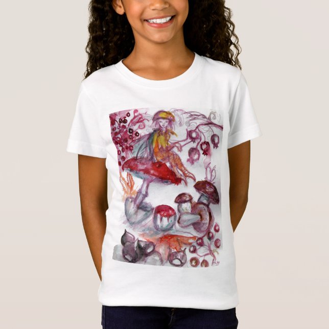 Camiseta FOLLETO MÁGICO DE HABITACIONES Fantasía floral bla (Anverso)