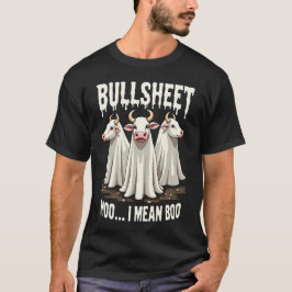 Camiseta Folleto Moo me refiero a Boo Gracioso Vaca Fantasm