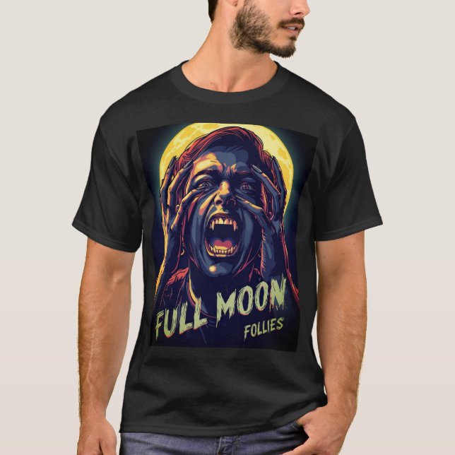Camiseta Folletos de la Luna Llena | WEREWOLF (Anverso)