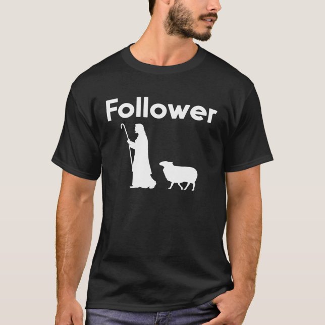 Camiseta Followers of Jesus Christ parable of the lost shee (Anverso)