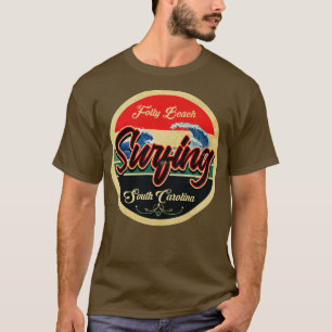 Camiseta Folly Beach South olina Surf