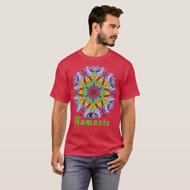 Camiseta Folly Namaste Caleidoscopio (Anverso completo)