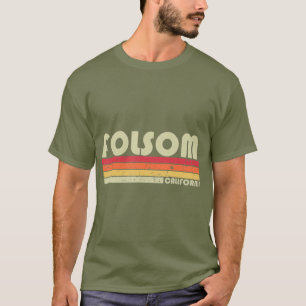 Camiseta FOLSOM CA CALIFORNIA Funny City Home Roots Regalo