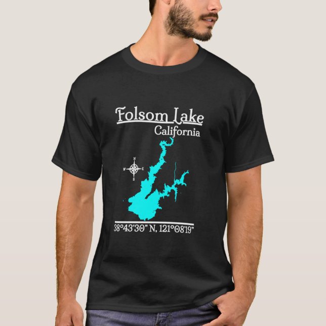 Camiseta Folsom Lake California (Anverso)