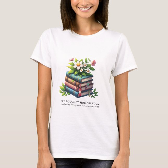 Camiseta Fomento de la educación en el hogar (Anverso)
