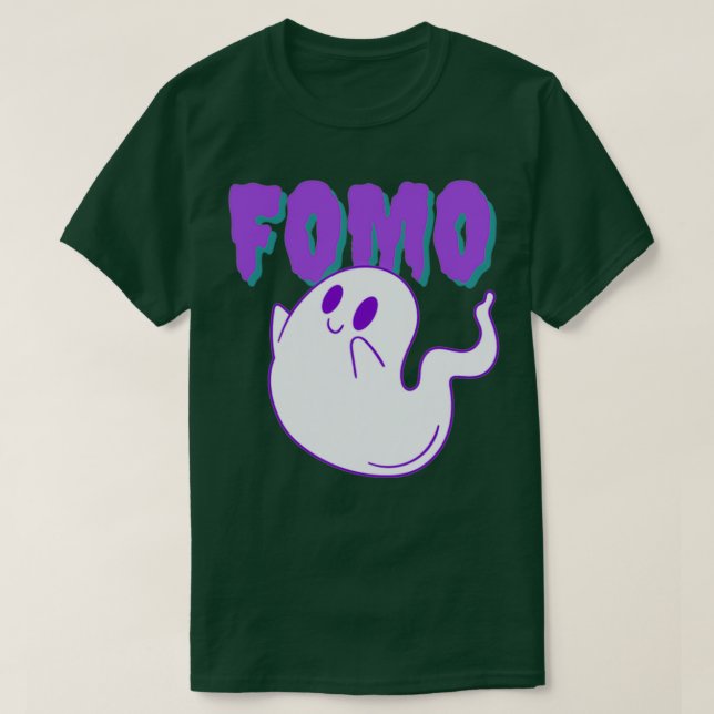 Camiseta FOMO, el fantasma de las operaciones Temor a perde (Diseño del anverso)