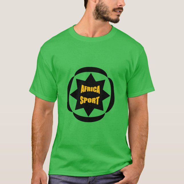 Camiseta foncé vert trèfle SOLEIL AFRICA SPORT (Anverso)