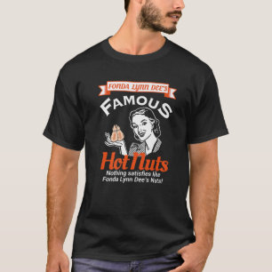 Camiseta Fonda Lynn Dees Nuts Satisface El Humor Divertido