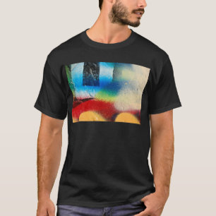 Camiseta fondo abstracto de la pintura de la pintada