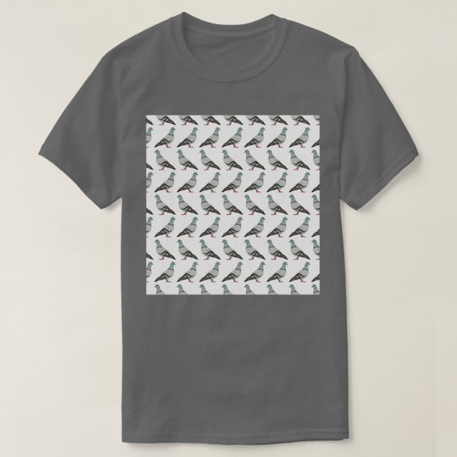 Camiseta fondo blanco pigeon walk 2020 (Diseño del anverso)