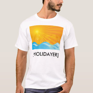 Camiseta Fondo caliente del verano