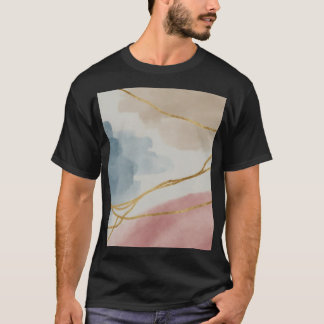 Camiseta Fondo de arte acuático Diseño de fondo de escritor