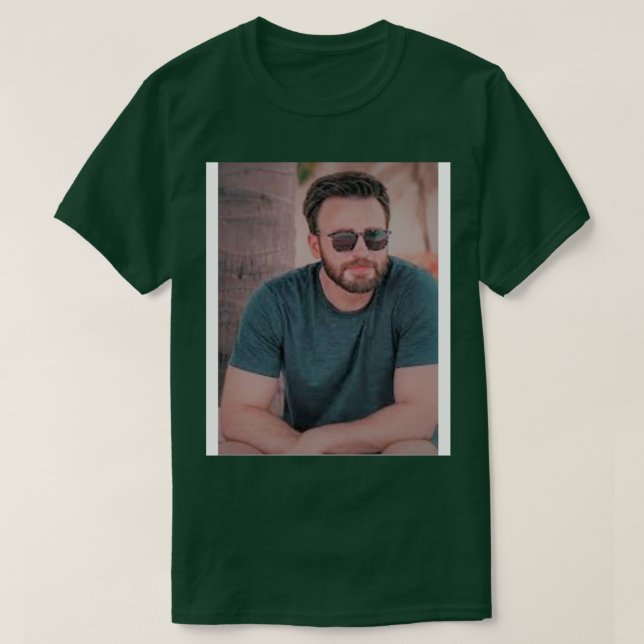 Camiseta Fondo de escritorio de Chris Evans (Diseño del anverso)