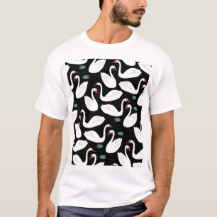 Camiseta Fondo de escritorio Seamless de White Swans Lake