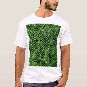 Camiseta Fondo de la piel de serpiente exótica