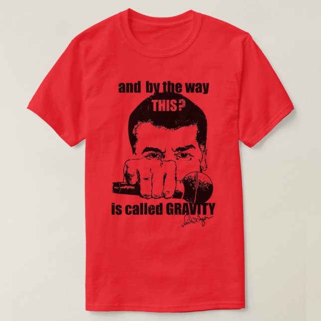 Camiseta Fondo de luz de caída de micrófono de ciencia (Diseño del anverso)