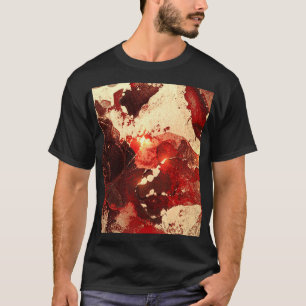 Camiseta Fondo de mármol abstracto.