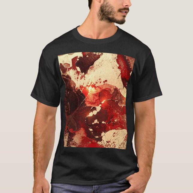 Camiseta Fondo de mármol abstracto. (Anverso)