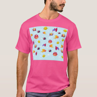 Camiseta fondo de pantalla de pescado asombroso