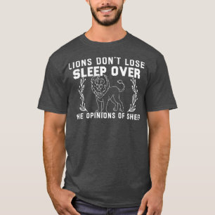 Camiseta fondo de pantalla motivacional cita leones donx27t
