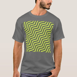 Camiseta Fondo de patrón 3d de fusión de ondas verdes 1