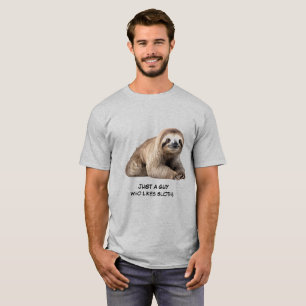 Camiseta Fondo de perezoso lindo