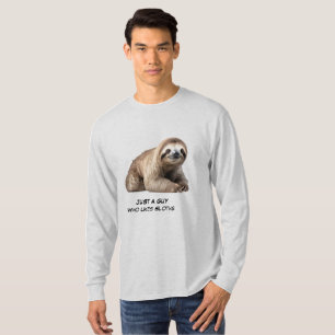 Camiseta Fondo de perezoso lindo