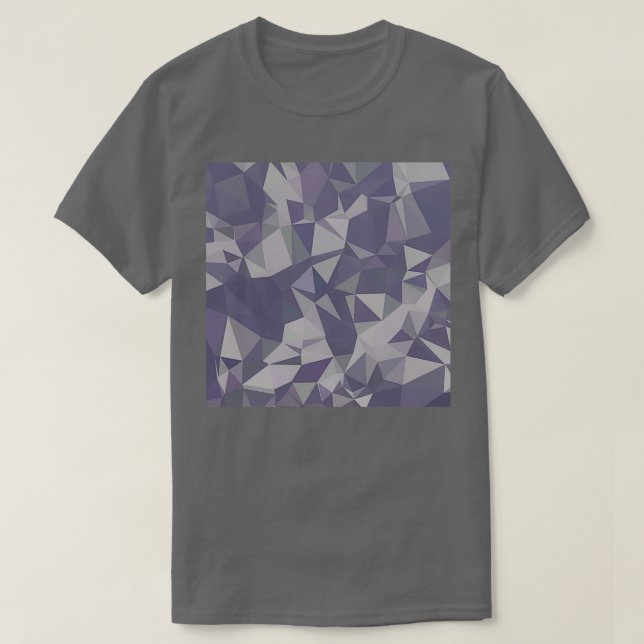 Camiseta Fondo de polígono bajo para el abstracto púrpura d (Diseño del anverso)