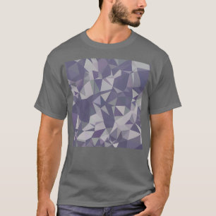 Camiseta Fondo de polígono bajo para el abstracto púrpura d