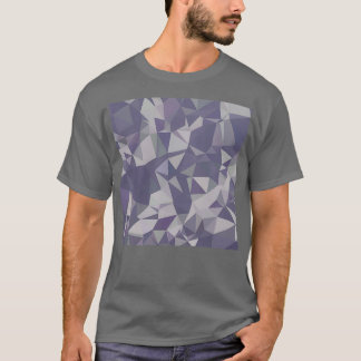 Camiseta Fondo de polígono bajo para el abstracto púrpura d