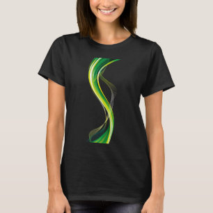 Camiseta Fondo de seda verde de hierba