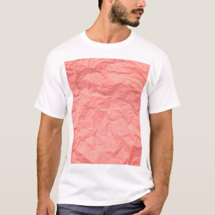 Camiseta Fondo de textura de papel rugoso rosa