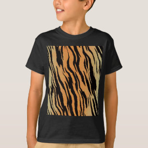 Camiseta Fondo de textura de patrón transparente del tigre