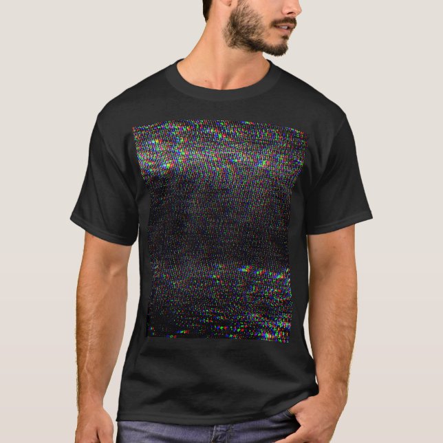 Camiseta Fondo de textura del destello de pantalla de prueb (Anverso)
