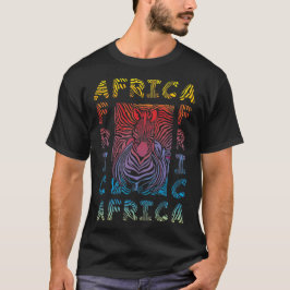 Camiseta Fondo de Zebra - África