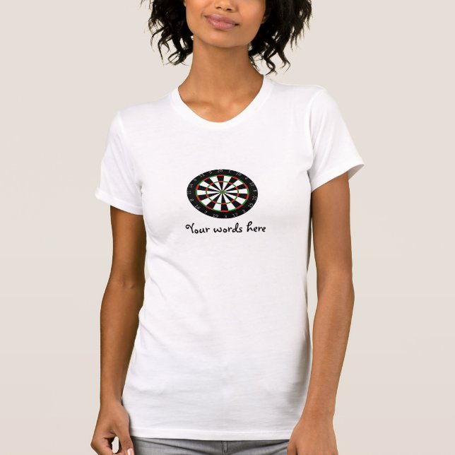 Camiseta Fondo del Dartboard (Anverso)