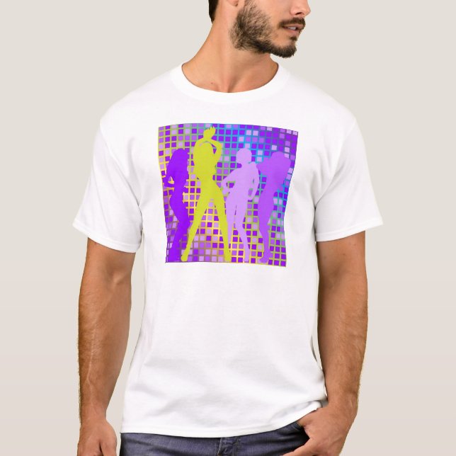 Camiseta Fondo del fiesta (Anverso)
