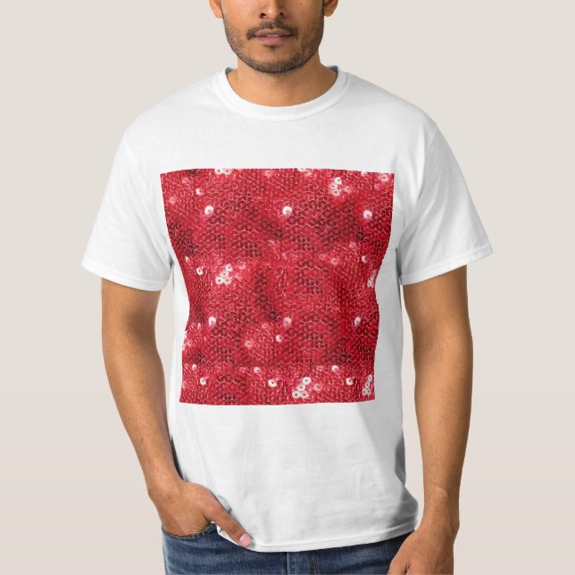Camiseta Fondo falso de la imagen de la secuencia roja (Anverso)