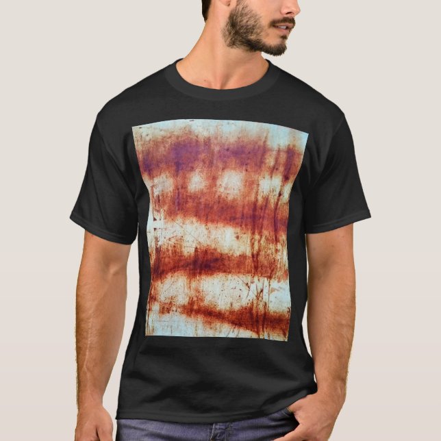 Camiseta Fondo metalizado y texturado. (Anverso)