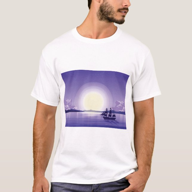 Camiseta Fondo oceánico (Anverso)