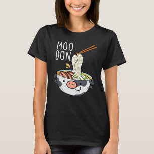 Camiseta Fondo oscuro divertido de Moo-don Udon Pun