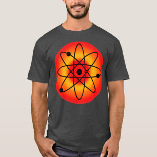 Camiseta Fondo rojo atómico