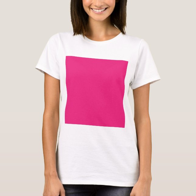 Camiseta fondo rosa con borde negro (Anverso)