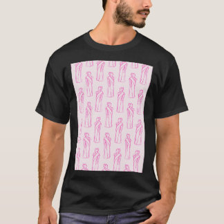 Camiseta Fondo rosado de Hypatia